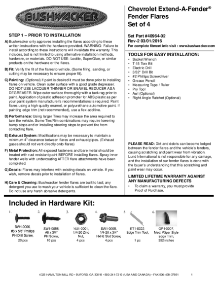 Installation Manual